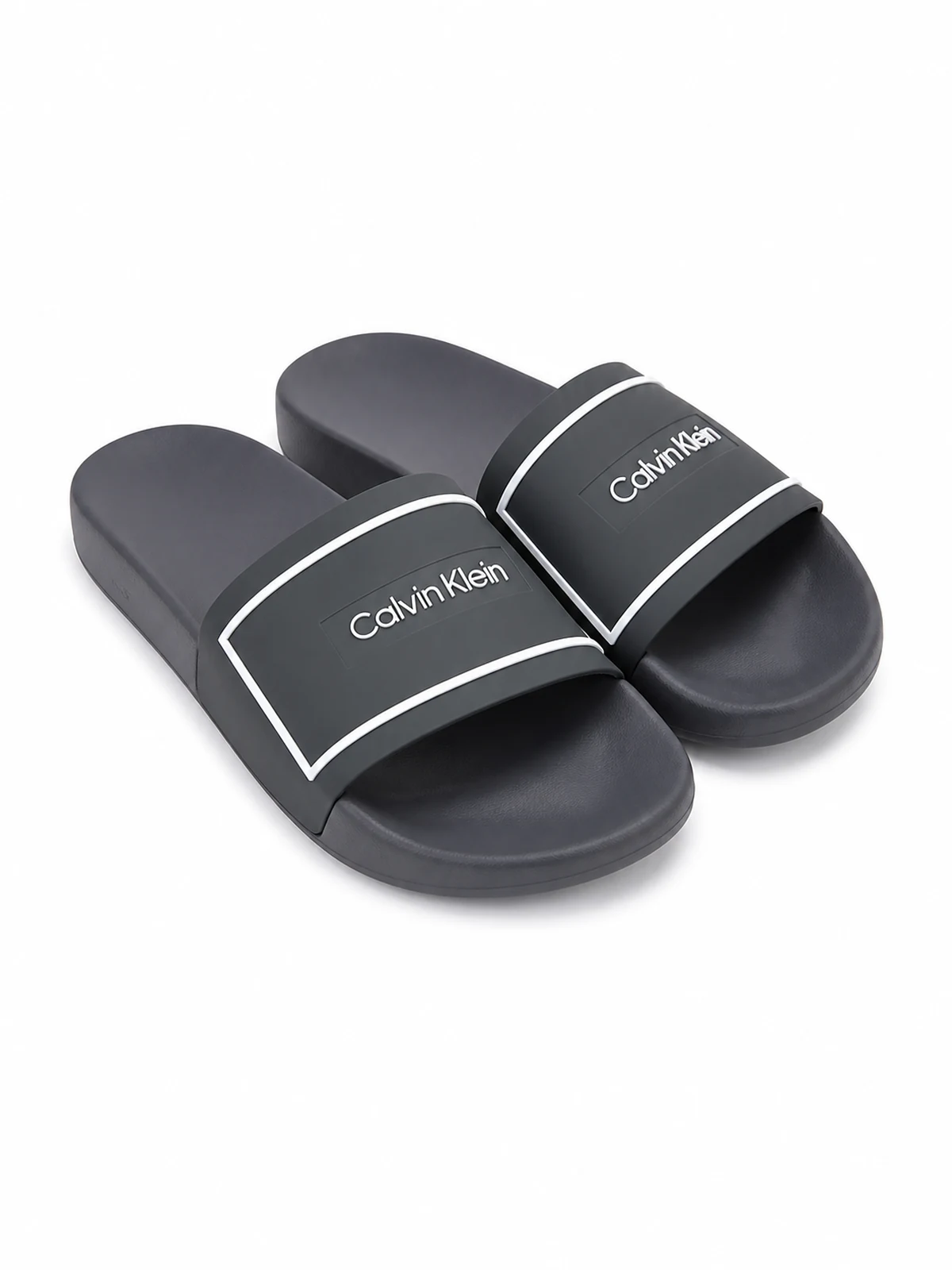 Calvin Klein Claquette Logo Encadré