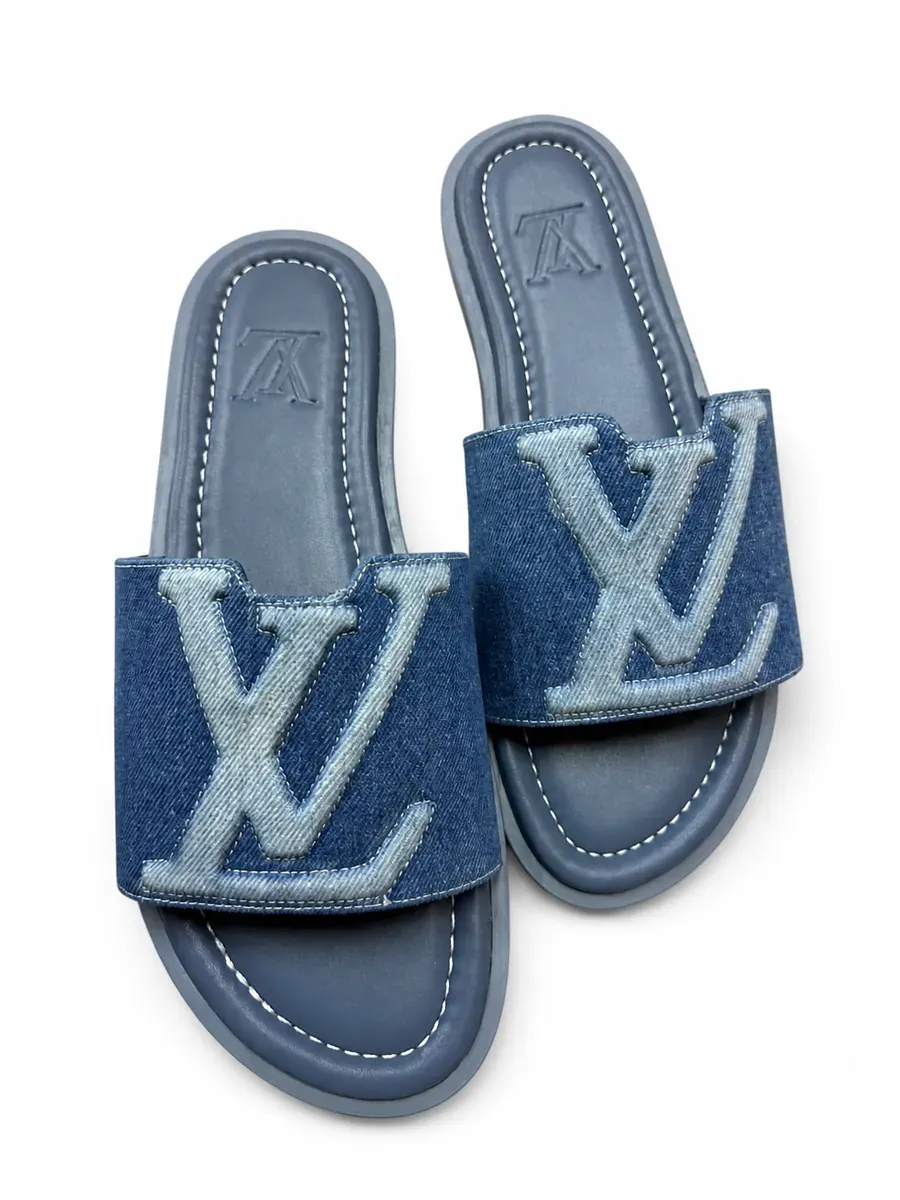 Louis Vuitton Claquette Denim Monogramme