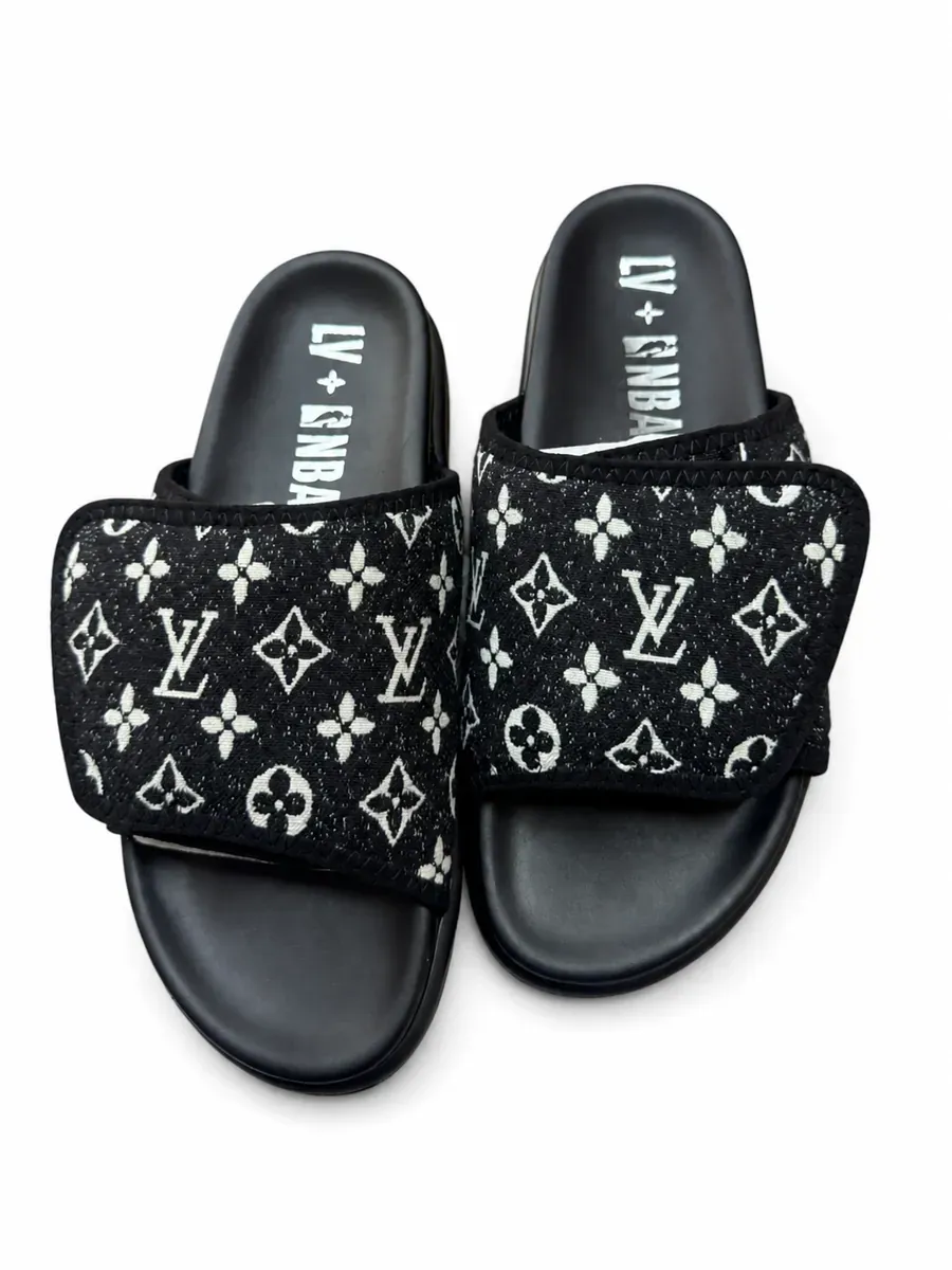 Louis Vuitton Claquette Monogramme Textile